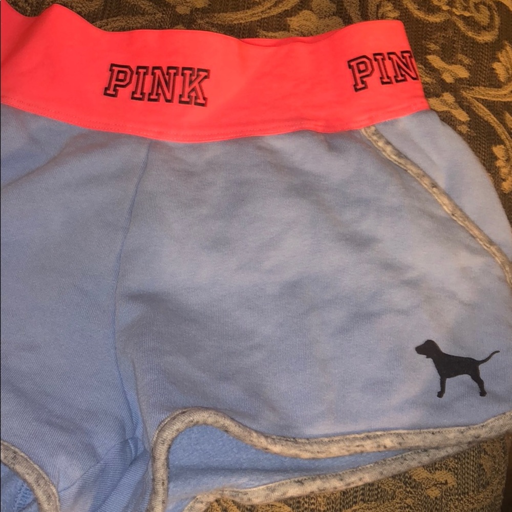 Pink VS shorts blue and pink
